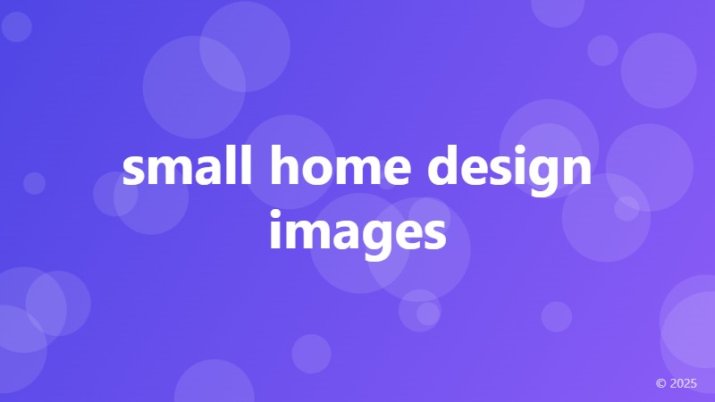 small home design images