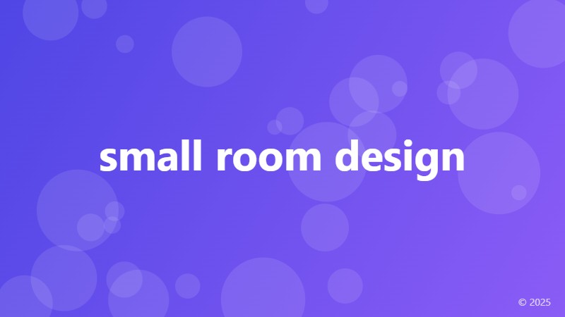 small room design